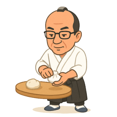 京都点心福のキャラクター しゅうまい奉行のイラスト