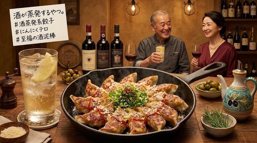 【禁断】酒が蒸発する「にんにく餃子」の食べ方。京都点心福の直伝レシピ